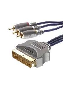 Kabel 3x RCA -> Scart  3810