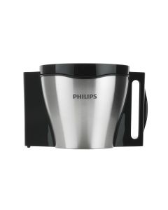 Draaifilter filterbak zwart/metaal koffiezetter origineel Philips 8506 x