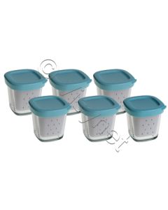 Yoghurtpotjes verpakt per 6 stuks Moulinex Seb Tefal Calor 12205 x