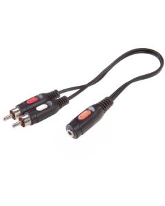 Audio adapter RCA stereo 3629