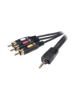Kabel3.5 Jack <-> 3x RCA 2m 3900