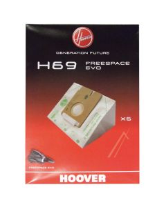 Stofzuigerzak  fleece H69 stofzuiger Hoover 5541 x